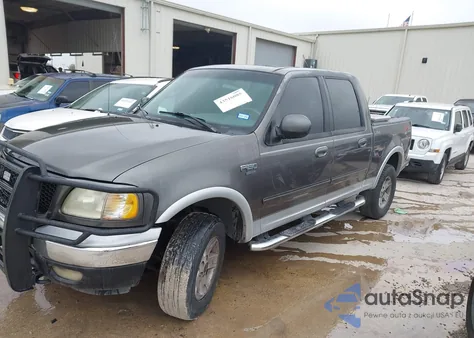 2002 Ford F-150 Lariat/Xlt from USA, damaged, VIN 1FTRW08L72KB74336